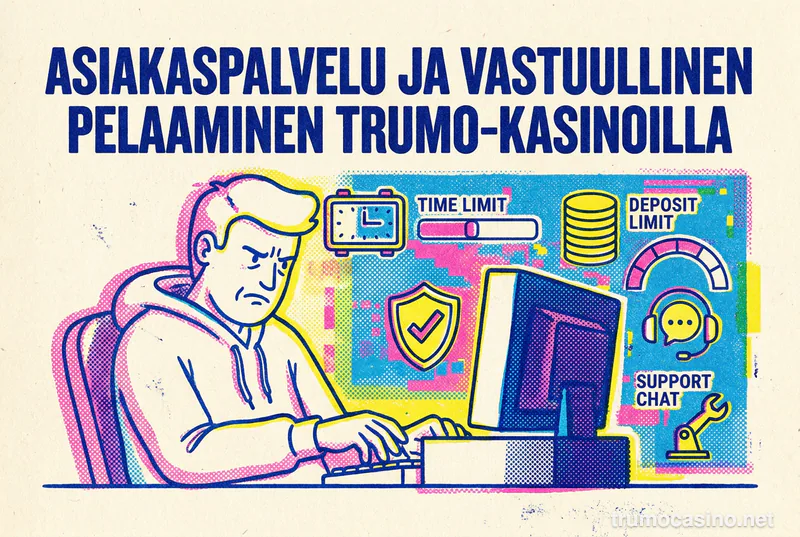 Asiakaspalvelu ja vastuullinen pelaaminen Trumo-kasinoilla