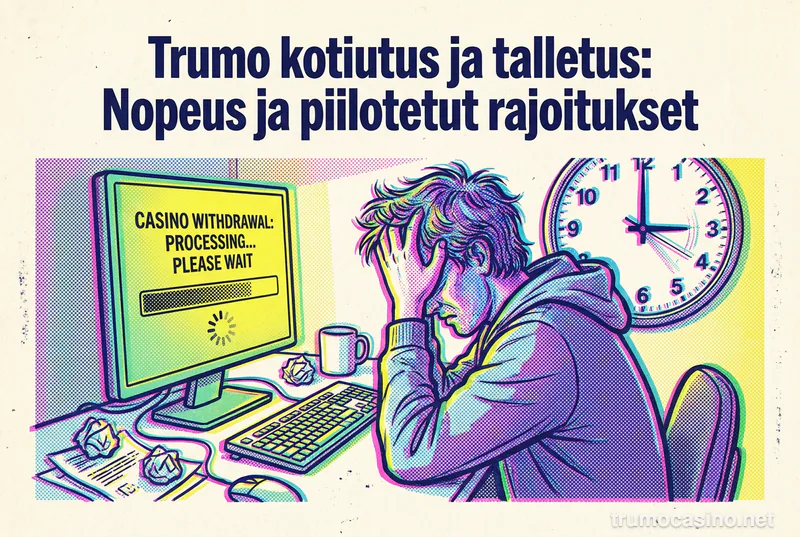 Trumo kotiutus ja talletus: Nopeus ja piilotetut rajoitukset